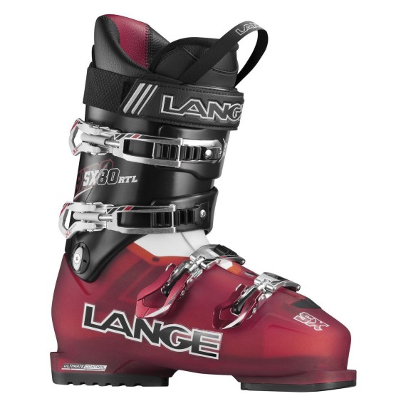 Scarponi sci Lange Sx Rtl rosso trasparente-nero LANGE Allround