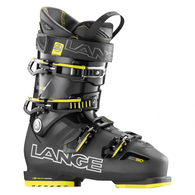 Chaussures ski Lange Sx 90 anthracite transparent-jaune