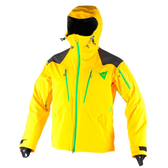 Veste de ski Dainese Proteo D-Dry jaune-noir-vert
