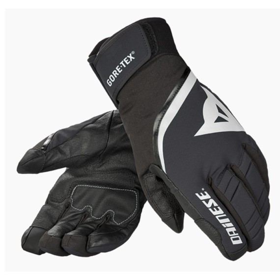 DAINESE Ski gloves Dainese Carved Line Gtx black-white