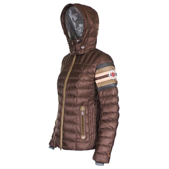 Ski jacket Bogner Winona-D Woman brown-pink-silver