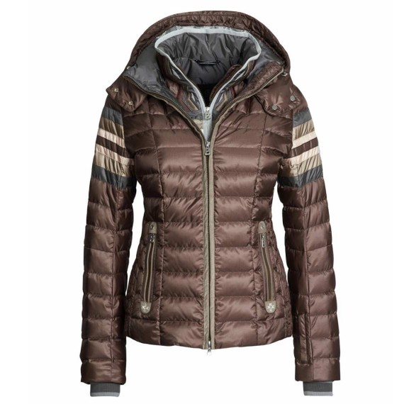 Ski jacket Bogner Winona-D Woman brown-pink-silver