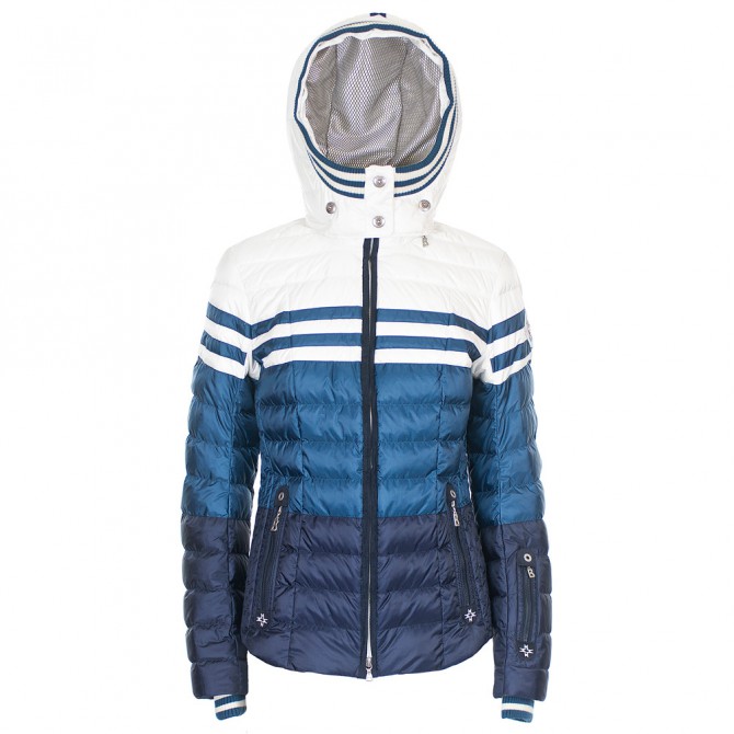 Ski jacket Bogner Tea-D Woman blue-white