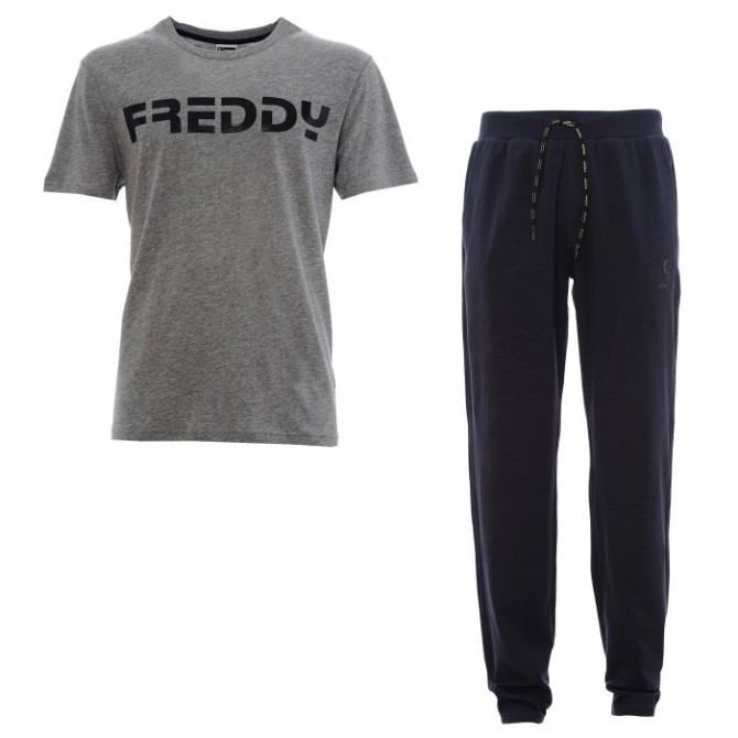 Pantalone felpa + t-shirt Freddy METRO3TS Uomo