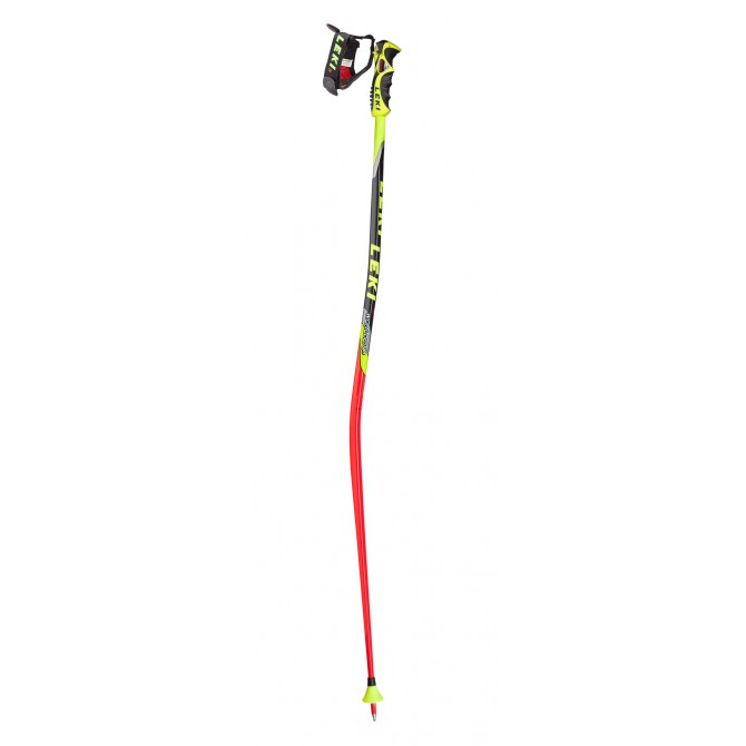 Palos de esqui Leki WC Racing Gs rojo-negro-amarillo