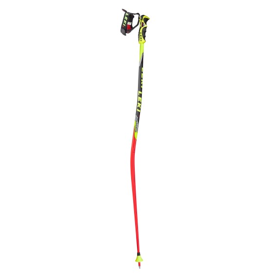 Palos de esqui Leki WC Racing Gs rojo-negro-amarillo