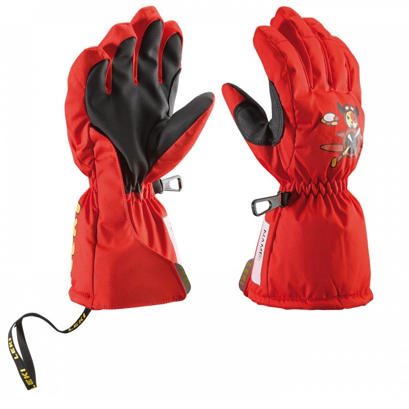 Ski gloves Leki Pilot Baby red