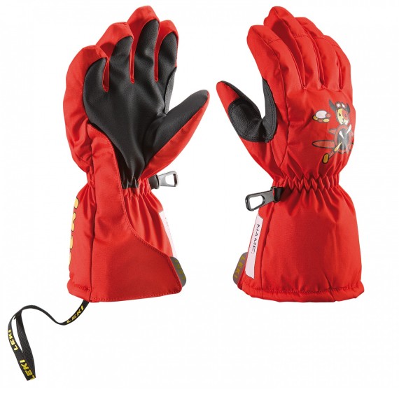 LEKI Ski gloves Leki Pilot Baby red