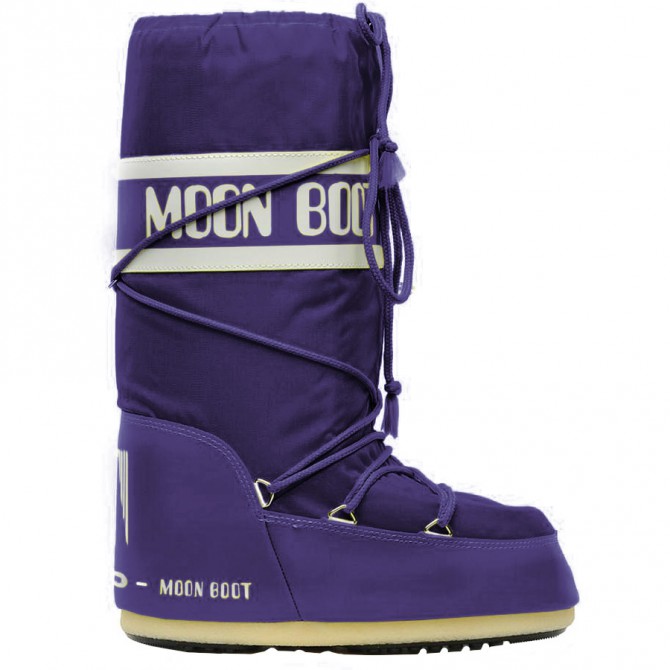 Après-ski Moon Boot Nylon Femme violet
