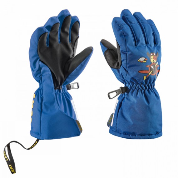 LEKI Ski gloves Leki Little Pilot Junior blu-royal