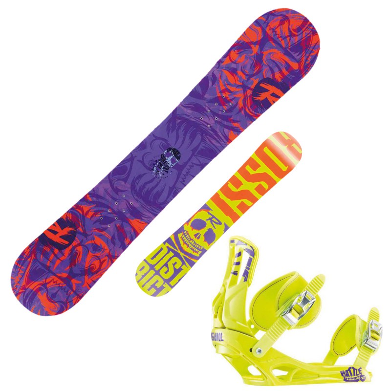 snowboard Rossignol District Amptek + bindings Battle V2 m/l EN