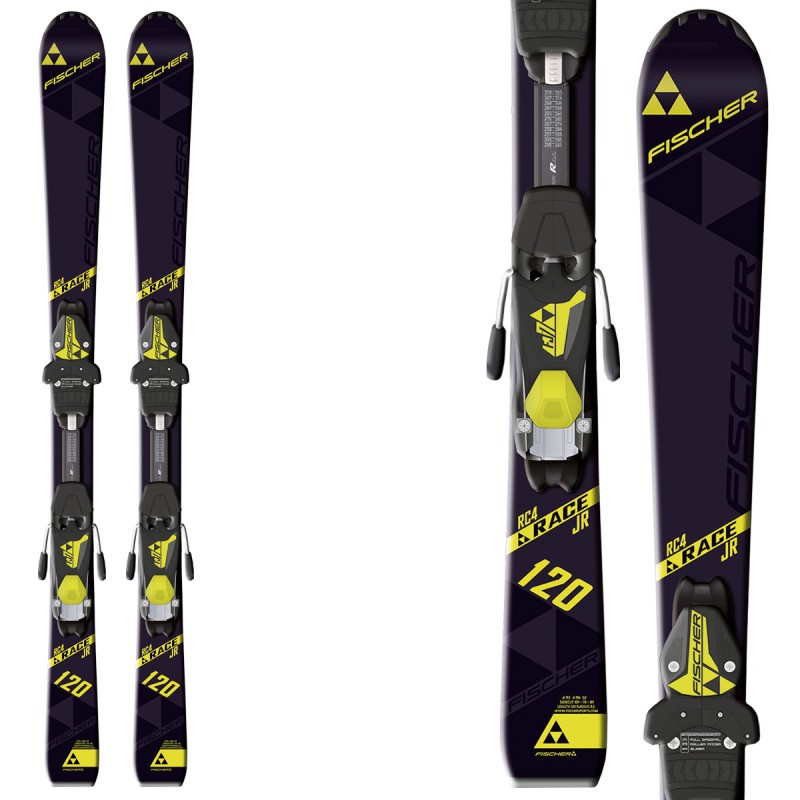 Ski Fischer Rc4 Race Jr Rail + bindings Fj4 Ac Rail Junior skis