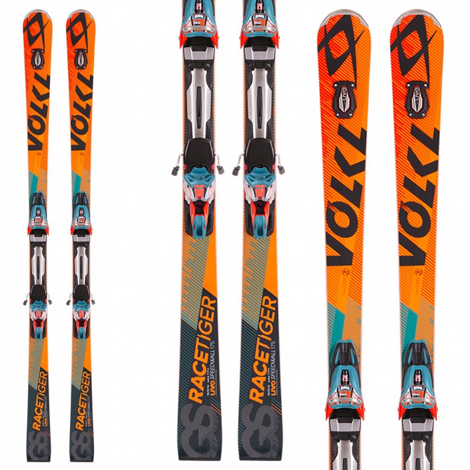 Ski Volkl Racetiger Sw Gs Uvo + fixations R Motion 12.0 D