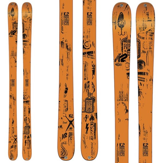 Ski K2 Press + fixations Goode 212 + plaque Quicklook