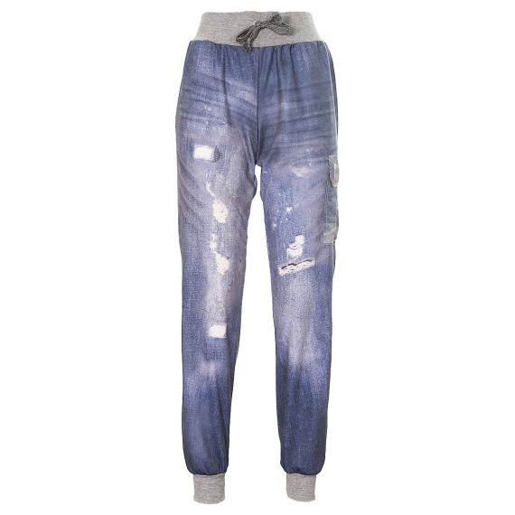 Pantalone tuta Energiapura Forsby Uomo blu jeans sbiadito