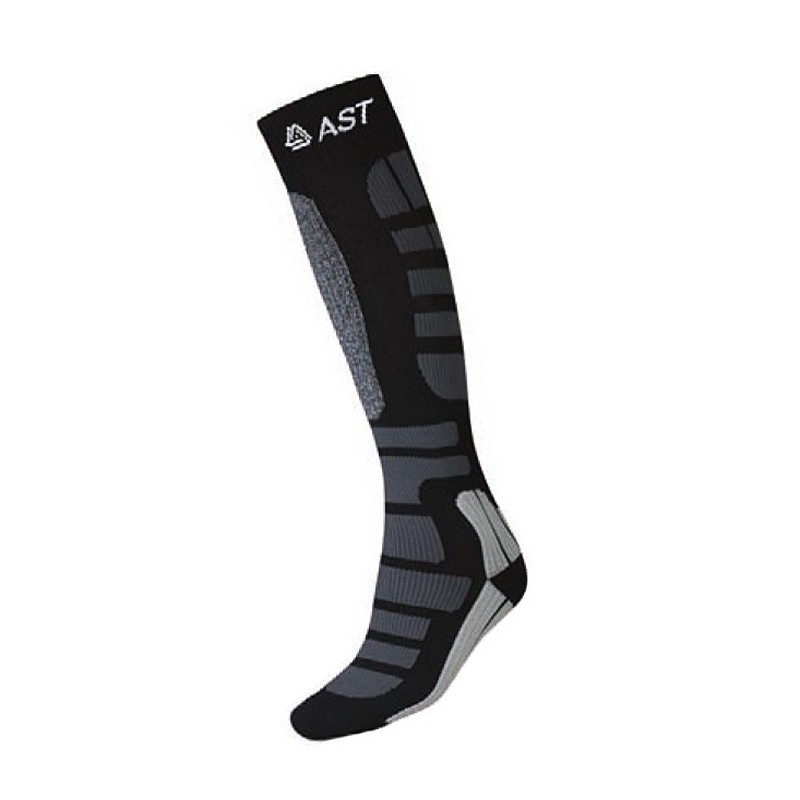Ski socks Astrolabio Junior black-grey