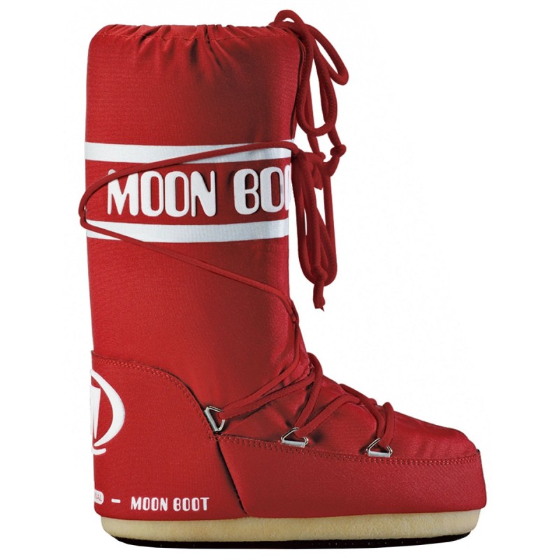 Après-ski Moon Boot Nylon Junior rouge