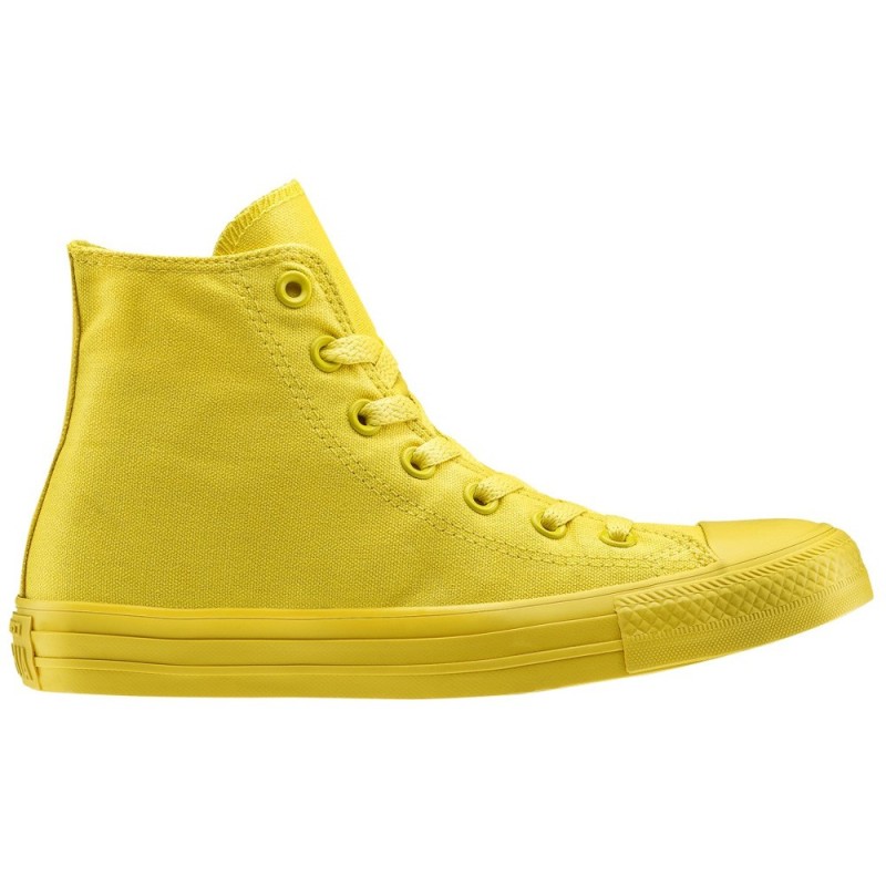 CONVERSE Sneakers Converse All Star Hi Canvas Monochrome Junior jaune