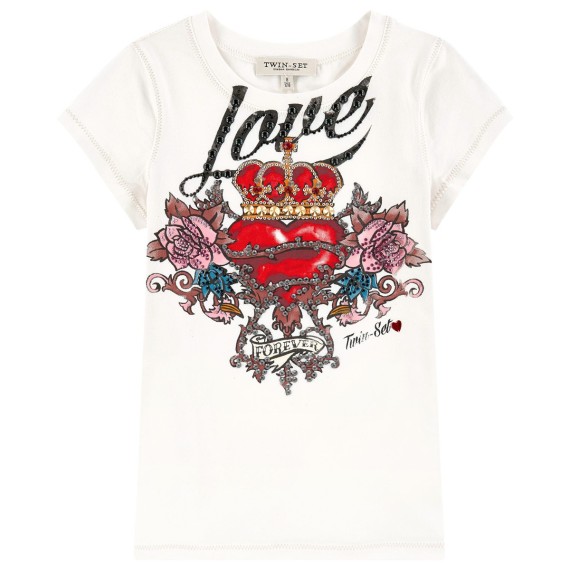 TWINSET T-shirt Twin-Set Girl Love