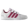 Sneakers Adidas Lk Trainer 7 Girl bianco-rosa (mis .28-38) ADIDAS Scarpe sportive