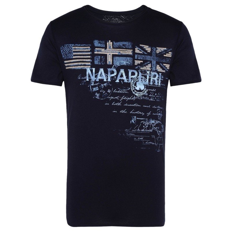 T-shirt Napapijri Sherwood blu