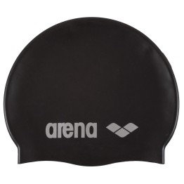 Bonnet de bain Arena Classic Silicone Junior noir