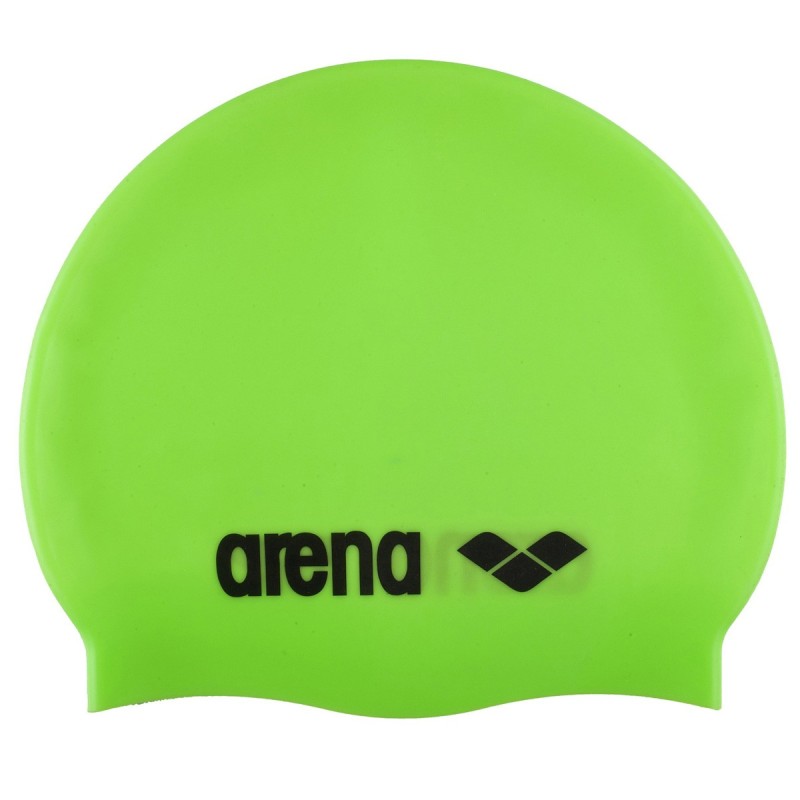 Bonnet de bain Arena Classic Silicone Junior vert