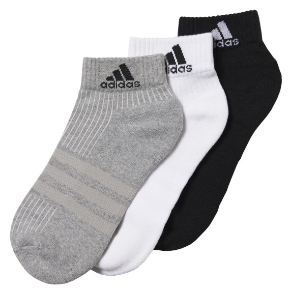 Calcetines Adidas 3-Stripes Performance negro-gris-blanco