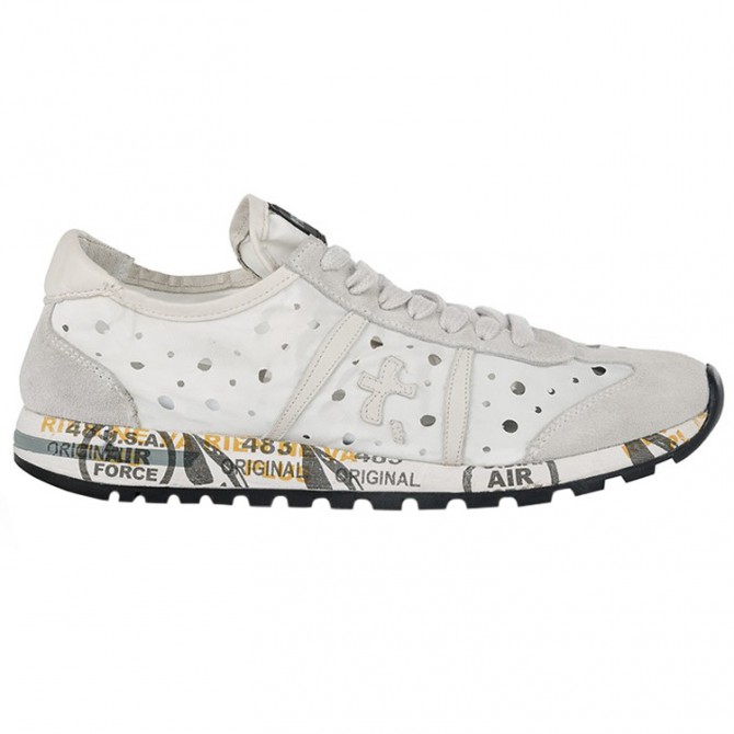 Sneakers Premiata Lucy Femme gris