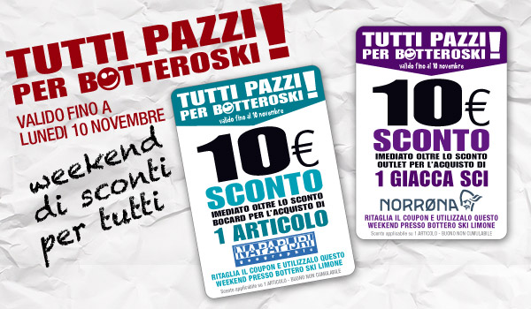 COUPON SCONTO BOTTERO SKI