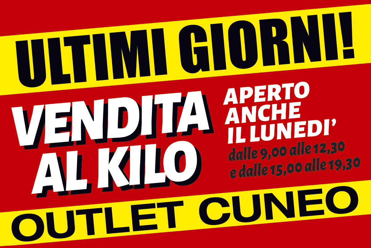 vendita al chilo outlet Cuneo