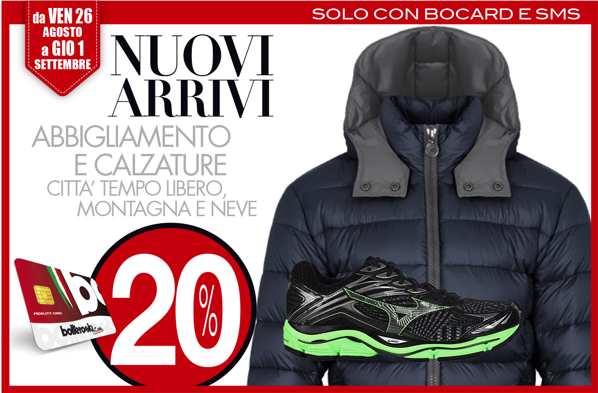 LIMONE sconto 20% BOCARD e SMS