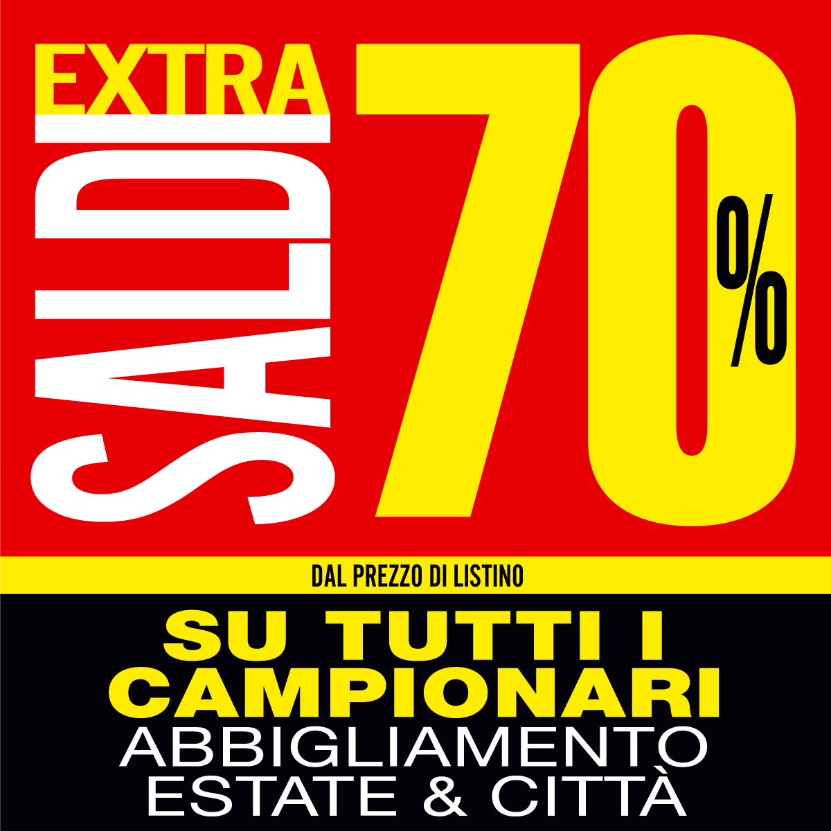 extra saldi 70 agosto 2016 outlet botteroski