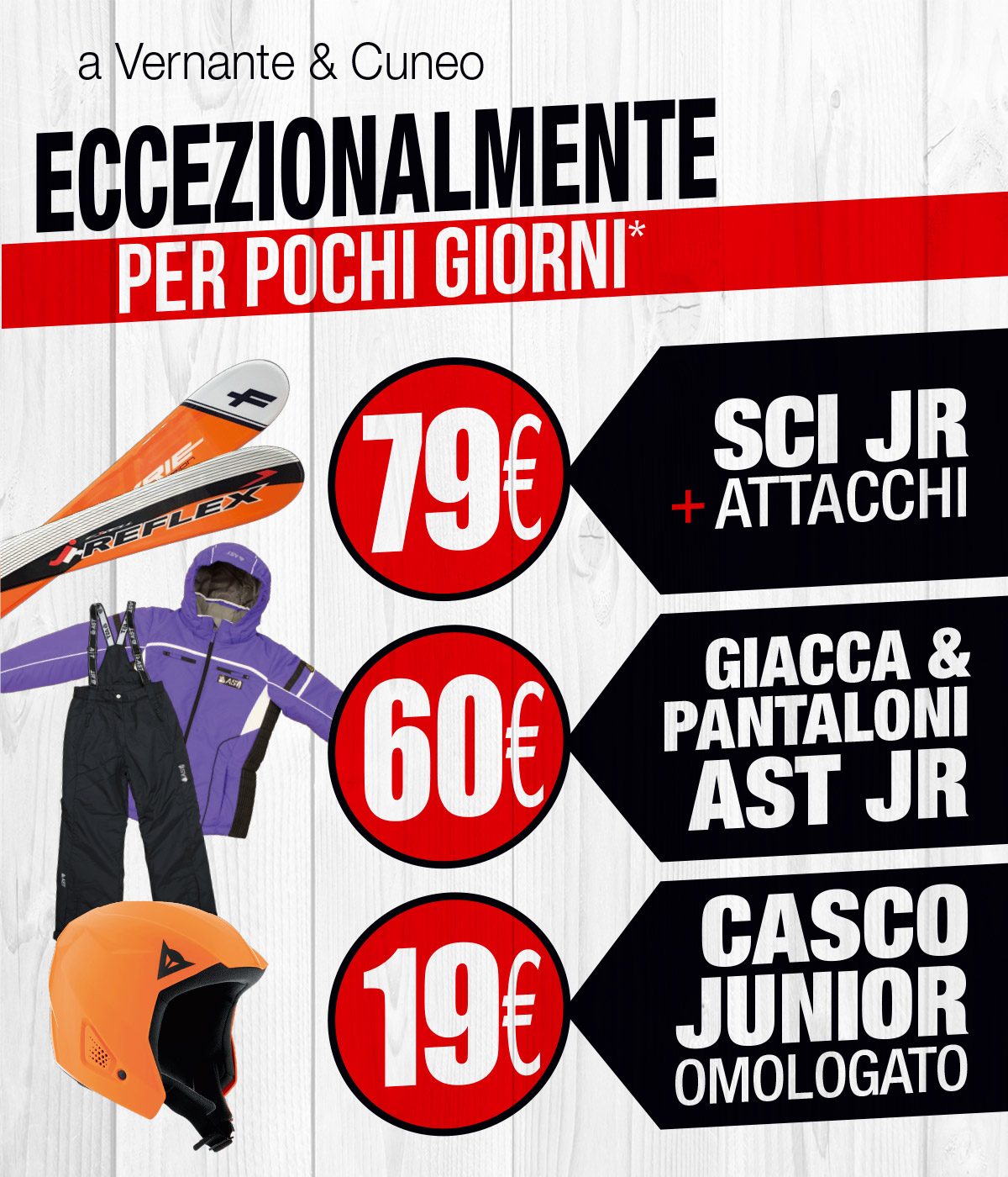 offerta sci junior