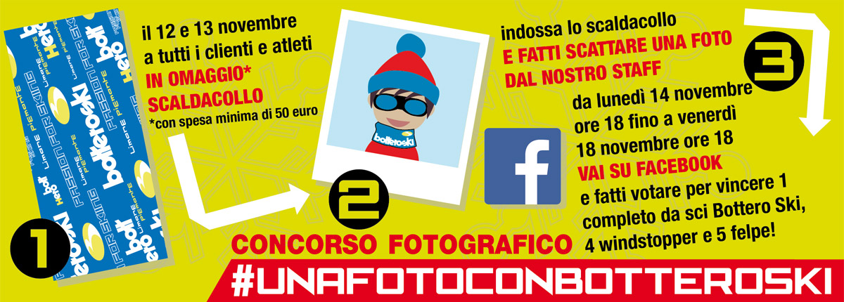 concorso fotografico #UnafotoconBotteroSki