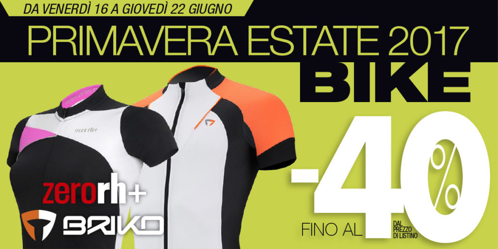 sconto abbigliamento bike