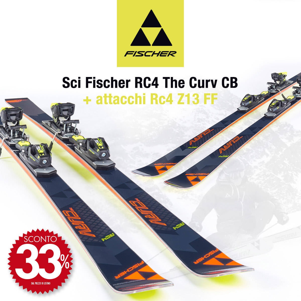Fischer RC4 The Curv CB: adrenalina pura per sciatori senza compromessi