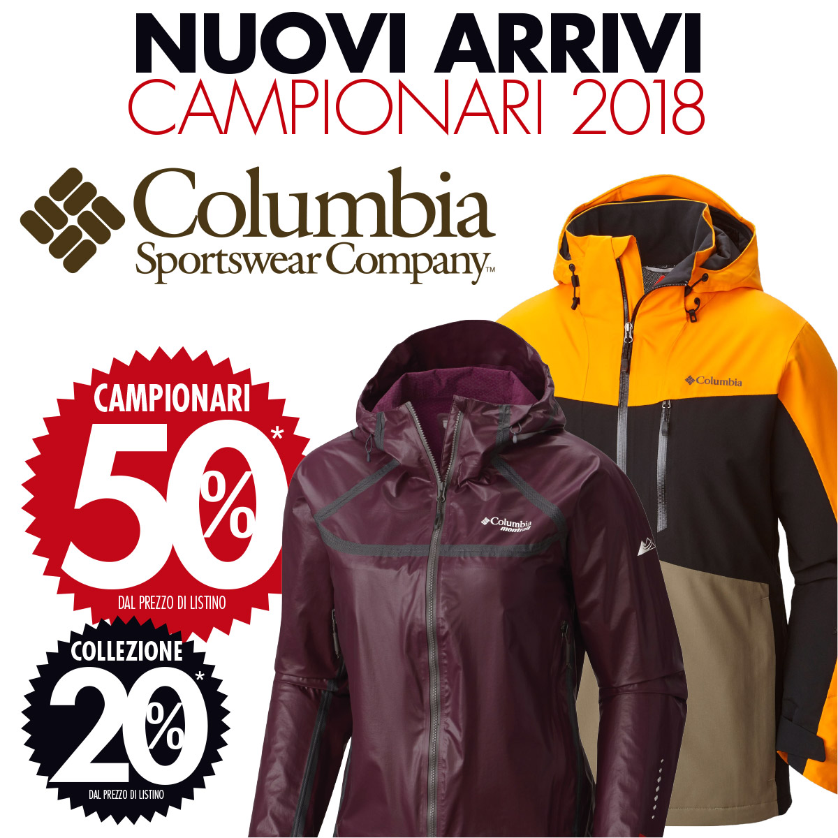 Promo-VERNANTE-COLUMBIA-CAMPIONARI_Sconto50_BannerNewsletter