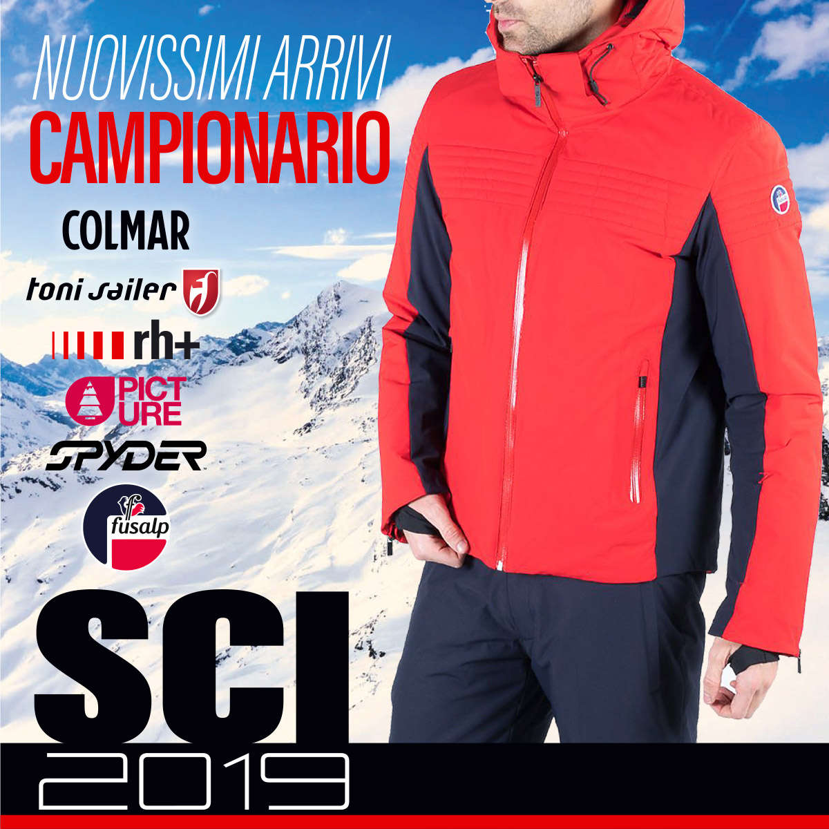 campionari abbigliamento sci 2019