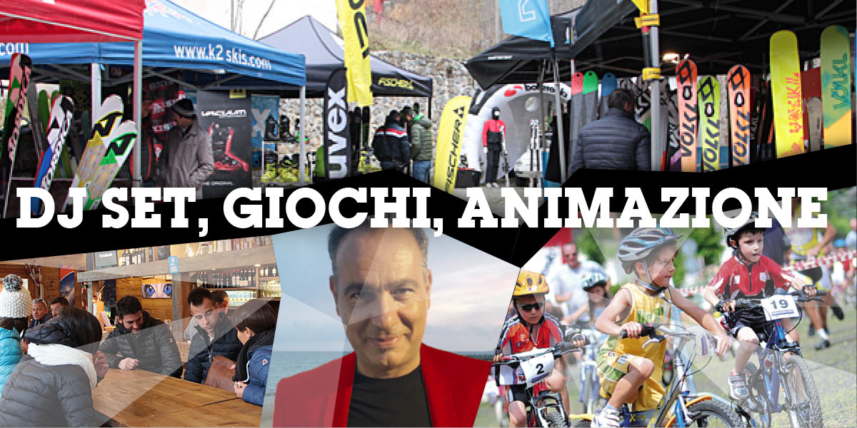 ski & bike expo dj set animazione giochi