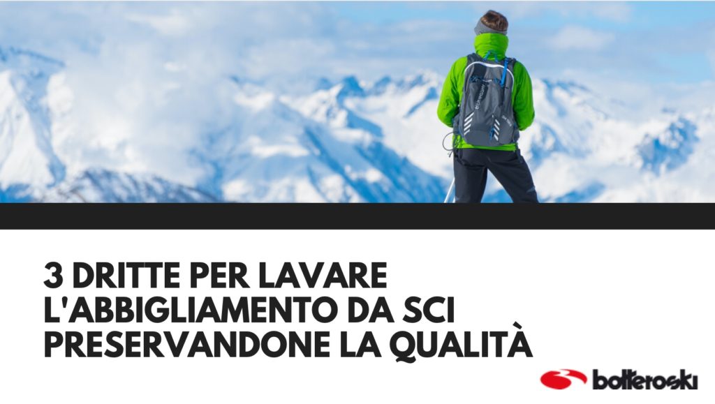 come lavare abbigliamento da sci