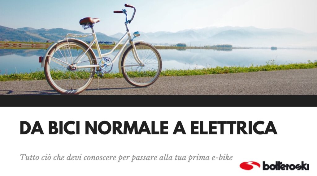 da bici normale a elettrica