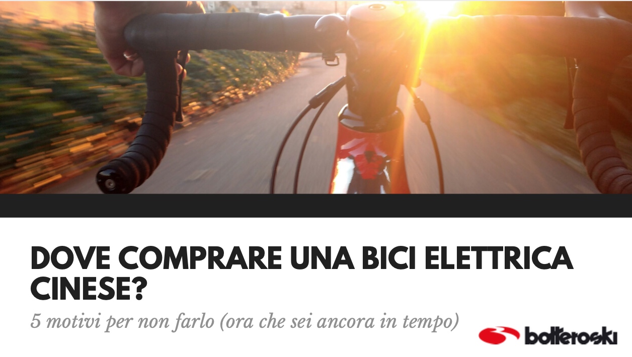 do e posso trovare le biciclette elettriche cinesi a napoli