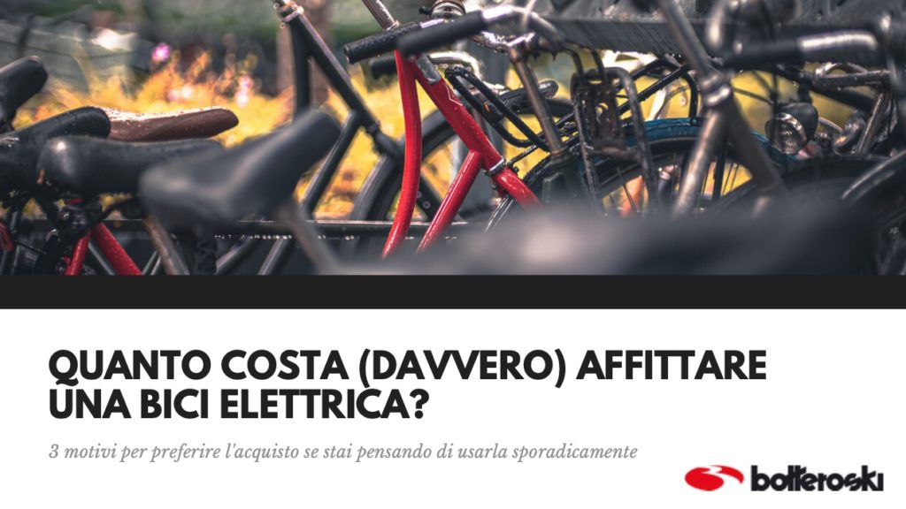 quanto costa affittare una bici elettrica