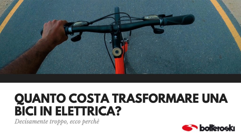 quanto costa trasformare una bici in elettrica