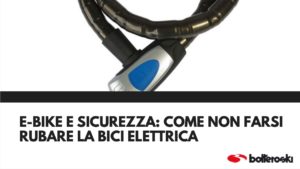 come non farsi rubare la bici elettrica