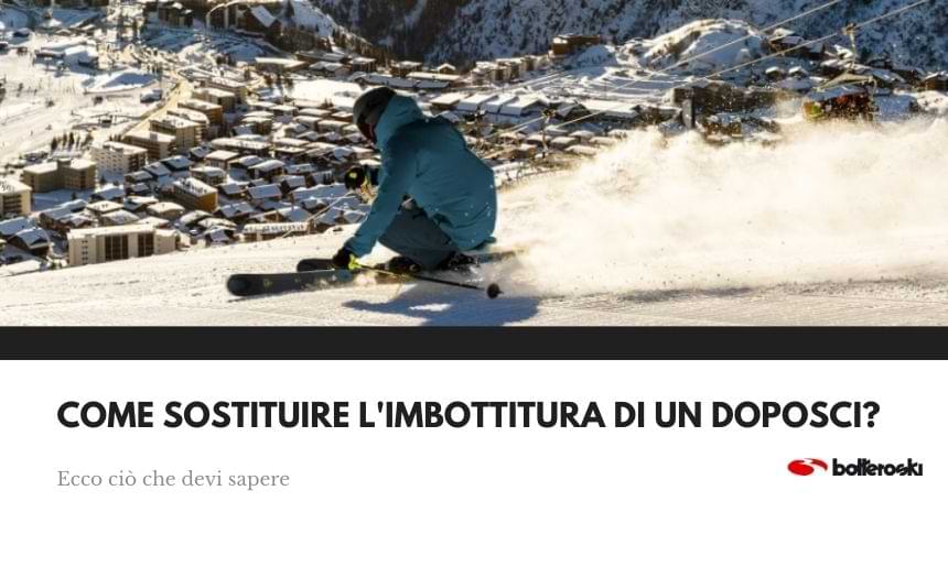 Come sostituire l'imbottitura dei doposci