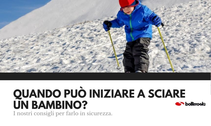 Quando può iniziare a sciare un bambino