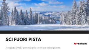 attrezzatura sci per sci fuori pista