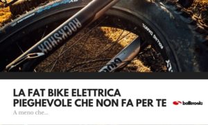 fat bike elettrica come soluzione anche pieghevole